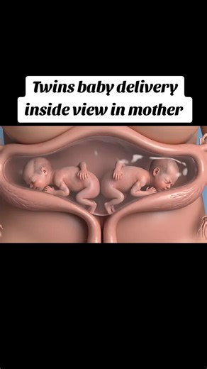 Inside View of Twins Baby Delivery Process