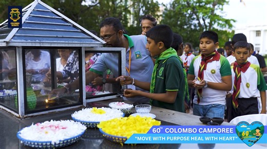Yesterday, as the Il Full Moon brightened the skies, our Scouts and Leaders brightened their hearts, joining together in prayer and reflection, guided by the light of Scouting values. 🌕✨ #60thColomboCamporee #Camporee2025 #ScoutFaith #PoyaDay #MoveWithPurposeHealWithHeart | Colombo Scouts