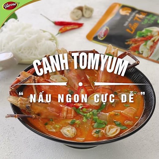 Cách Làm Lẩu Thái - Canh Tomyum | Barona | Món Ngon Mỗi Ngày