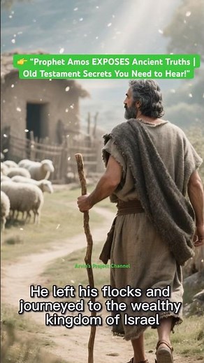 👉 “Prophet Amos EXPOSES Ancient Truths | Old Testament Secrets You Need to Hear!”