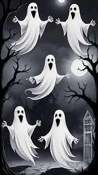 👻🎶 Adorable Singing Ghosts with Spooky Halloween Music 🎶👻