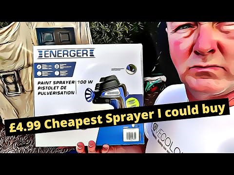 I bought the cheapest electric spray gun at Screwfix - Energer ENB770SRG with Frenchic Al fresco