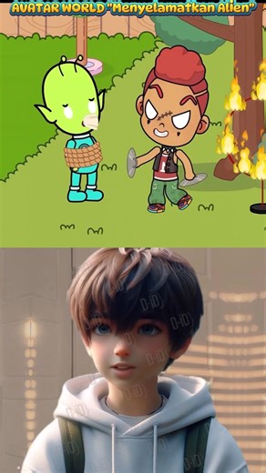 AVATAR WORLD "Menyelamatkan Alien" #avatarworld #tocaboca #animasi #cartoon