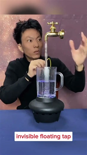 invisible Floating tap #magic #tricks #facts