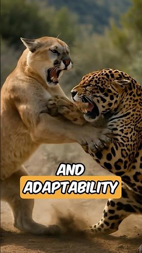 🐆 Mountain lion vs Jaguar