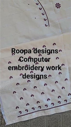 embroidery designs computer embroidery work designs Roopa designs