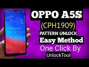 OPPO A5S (CPH1909) Pattern Unlock One Click By UnlockTool 2022 Very Easy Method |||