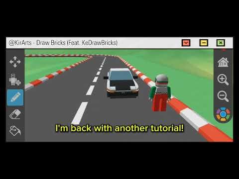 How to make your car "Drift" in Draw Bricks! (Feat. KeDrawBricks) 🛣️🛣️ #drawbricks #tutorial 