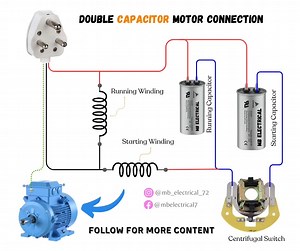 19K views · 438 reactions | Single Phase Motor Double Capacitor Connection Check Comment #singlephase #doublecapacitor #motorconnection #electricalengineering #electricmotors #phaseconnection #capacitormotors #motorwiring #electricalwiring #motorconnections | Mb Electrical | Facebook