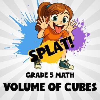 Volume of Cubes SPLAT! Math Game - No Prep Grade 5 Review