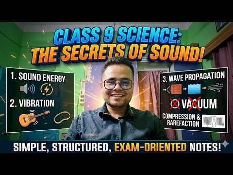 🎙️✌️✅🔥Sound Chapter Full Masterclass 🔥 | Class 9 Science | Complete Notes + Concepts #viral #pypシ 🔥✅