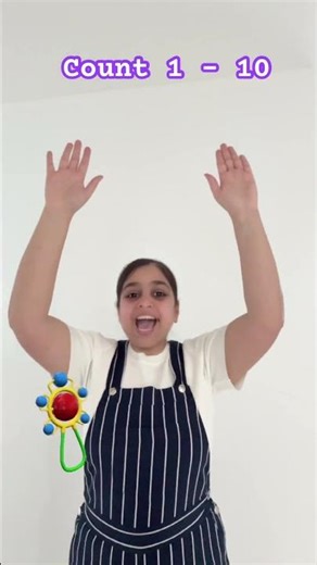 Count & Move 1 to 10 🔢 | Fun Action Rhyme for Kids | English Counting Song