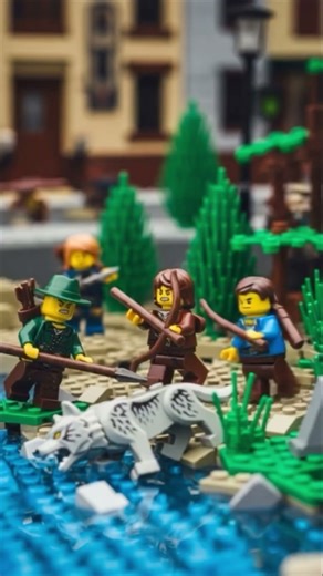 Lego Hunting in the forest. #lego #youtubeshorts #football #hunting #funny