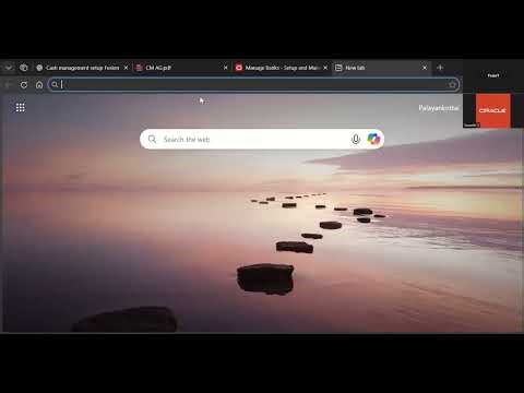 Oracle Fusion Cash Management - creation of Bank