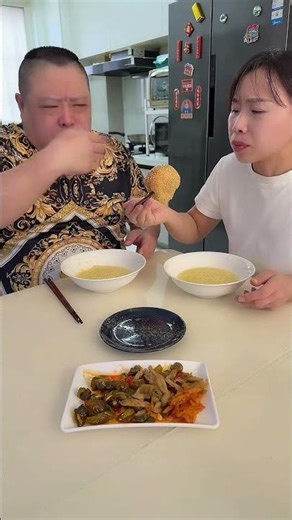 When I taught my wife how to eat sesame balls! #Funny #FunnyVideo #FunnyCouple