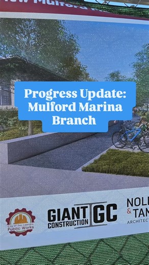 Great to see activity at the Mulford Marina Branch Library job site. The @cityofsanleandro posts regular updates at https://www.sanleandro.org/1489/Mulford-Marina-Branch-Library #SanLeandroCares #makeithappen #sanleandrolibrary | Mayor Juan Gonzalez