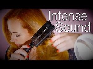 Intensely Relaxing Hair Brushing | Mic ON the Brush ASMR Experiment