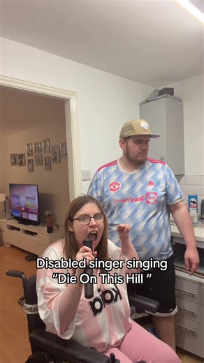 Disabled Singer Performance of 'Die On This Hill'