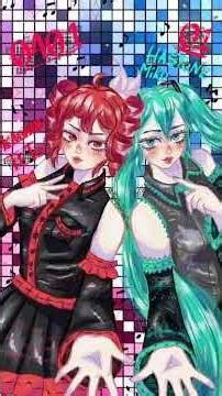 dibujo de teto y miku✨✨ #vocaloid #dibujo #fanart #Marilynichigotsuki