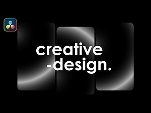 DARK TEXT animation - DaVinci Resolve Tutorial