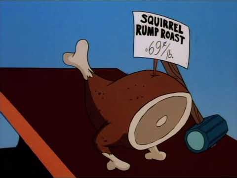 Unknown Slappy Squirrel Cartoon featuring Slappy and Walter Wolf