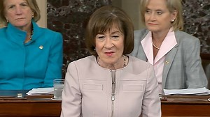 GOP Senator Collins says she's open to witnesses testifying in Senate trial