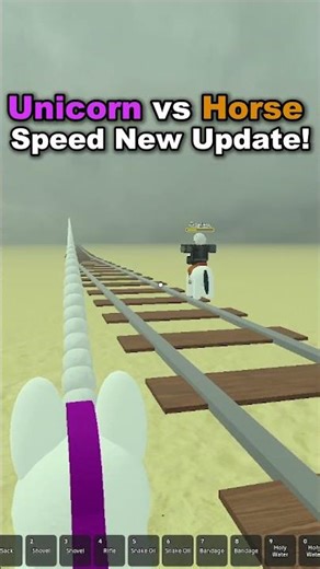 Unicorn vs Normal Horse Comparation #deadrails #shorts #roblox #trending #devrblxz