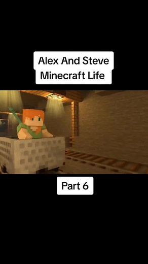 Alex and Steve Minecraft Life Animation