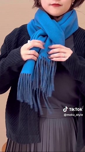 簡単可愛いマフラーの巻き方ガイド