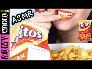 ASMR Fritos Original Corn Chips | Crunchy Eating Sounds | AomyWorldTUBE