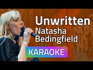 Natasha Bedingfield - Unwritten (Karaoke version)