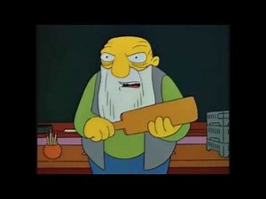 The Simpsons That's A Paddlin' Japanese dub シンプソンズアニメ