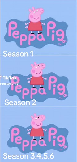 Peppa Pig Intro Evolution