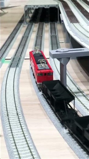 【hoゲージ 】EF65形電気機関車(kato)と国鉄ホキ800形ホッパ貨車(TOMIX)の走行動画【大宮雪奈會】2026年1月