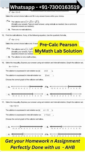 Pearson Precalculus MyMathLab Made Easy | Step-by-Step Solution #PearsonPrecalculus#MyMathLabHelp