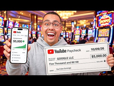 I Gambled My YouTube Paycheck at the Casino!