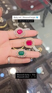 1.7K views · 50 reactions | visit our showroom for more such beautiful diamond rings ! #diamond #diamondrings #diamondjewellery #diamondnosepins #diamondtops | Nose Pin House | Facebook