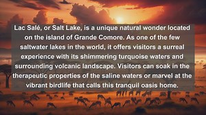 Exploring Comoros Natural Treasures: Top 10 Famous Lakes in Comoros