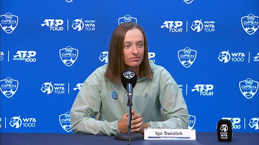 PRESS CONFERENCE: I. Swiatek; Western & Southern Open 2R Win