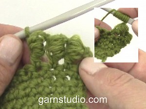 How to crochet the bullion stitch