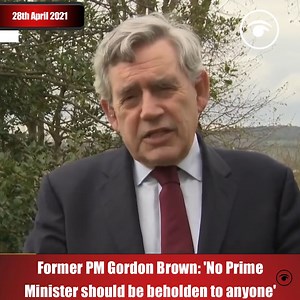 Former Prime Minister Gordon Brown says the public will lose faith if they see their public leaders in debt to others as the Boris Johnson sleaze scandal continues. | The London Economic