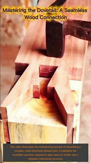 Mastering the Dovetail: A Seamless Wood Connection