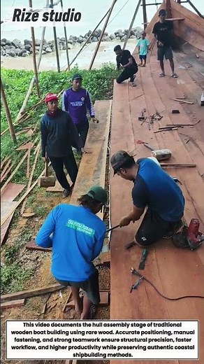 Traditional Wooden Boat Building | Rare Wood Hull Assembly Process