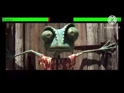 Rango (2011) Hawk Chase with healthbars
