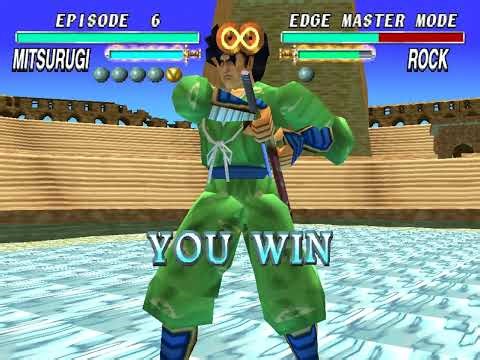 Soul Blade (PS1) Playthrough - Edge Master Mode - Heishiro Mitsurugi (All Weapons)