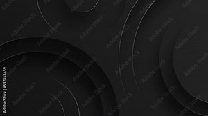 Abstract simple minimalist background in style material design. Elements of a round geometric shape. Volumetric patterns with light and shadow Stock Video
