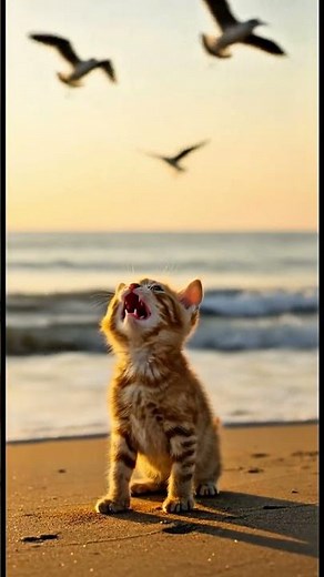 Cat meowing for his parents #catvideos