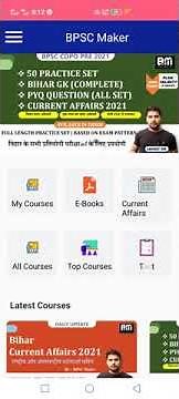BPSC Maker app - Live test for BPSC / CDPO