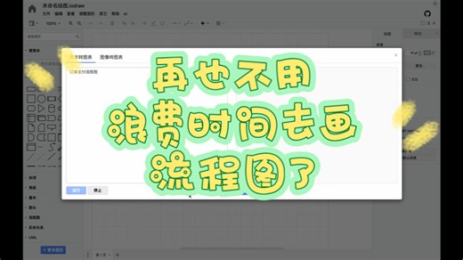 再也不用浪费时间去画流程图了用ioDraw只要输入一句话描述你要的图，AI马上就能生成。而且，它还能一键统一颜色样式把图变成手绘风