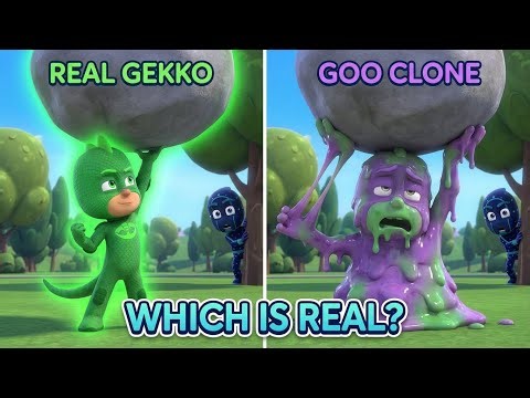 Real vs Fake Gekko! 🦎 The Slippery Slime Clone! PJ Masks Power Heroes Full Episode
